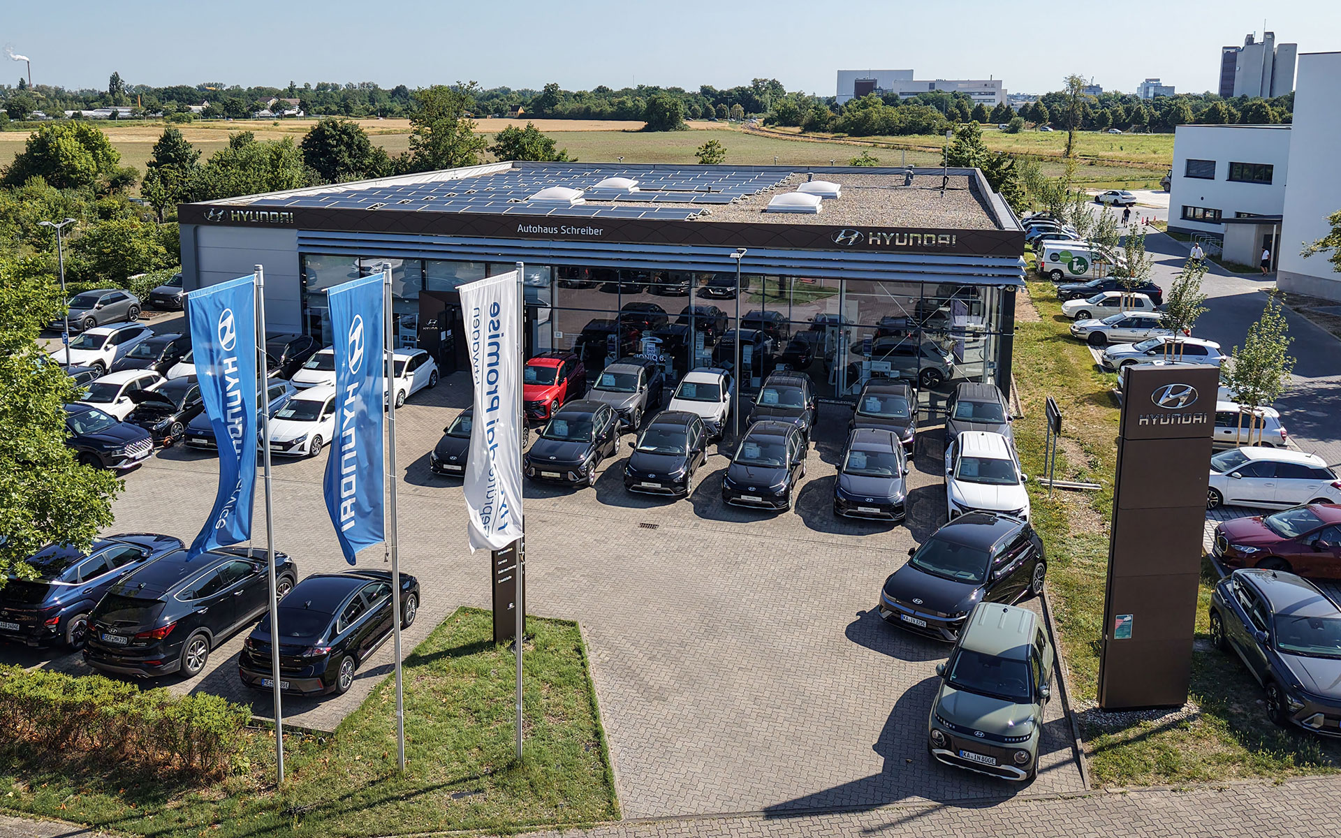 Standort Bild Autohaus Schreiber Karlsruhe